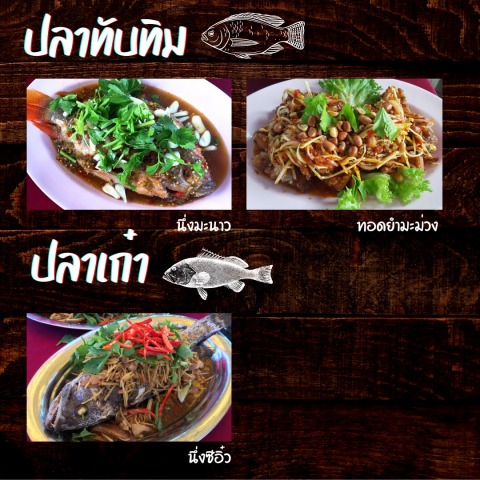 ปลาทับทิม ปลาเก๋า